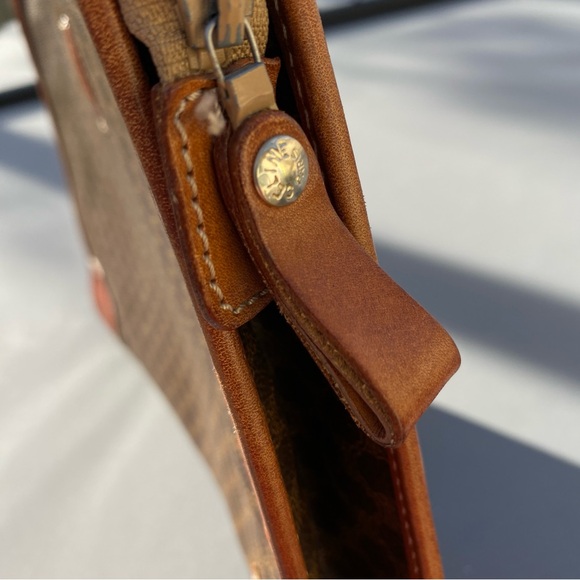 VINTAGE CELINE Macadam Coated Canvas Soft Side Brief Case (M08) - Picture 8 of 11